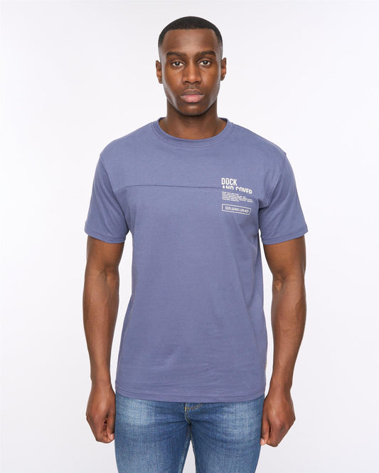 Seamtext T-Shirt Navy