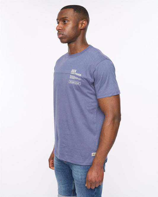 Seamtext T-Shirt Navy