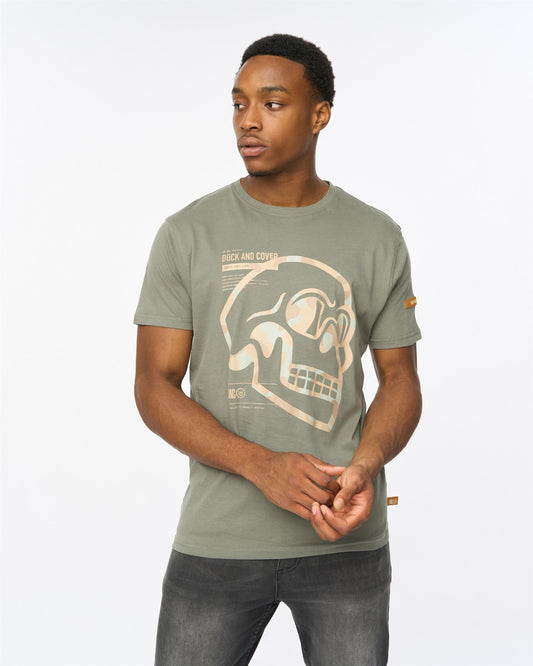 Skullmatic T-Shirt Dark Olive