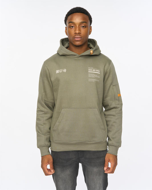 Skullmatic Hoodie Dark Olive