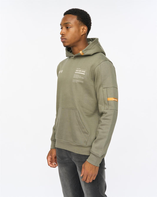 Skullmatic Hoodie Dark Olive