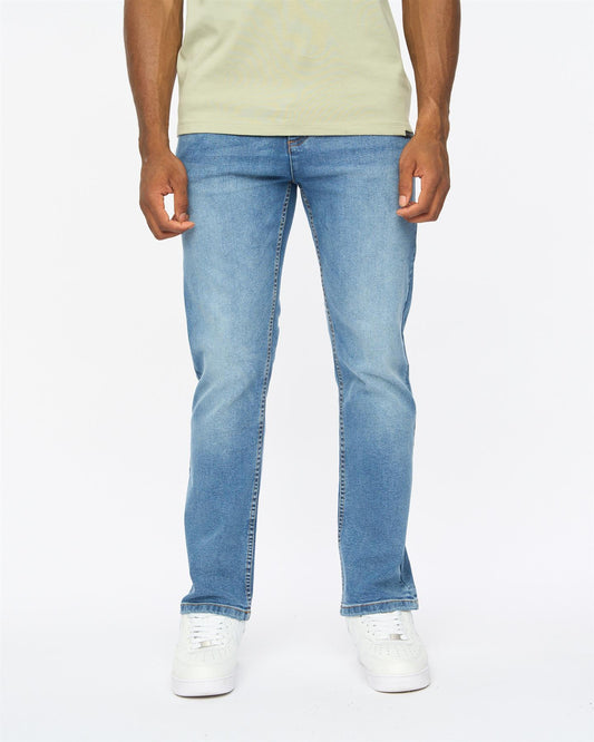 Janstar Straight Leg Jeans Stone Wash