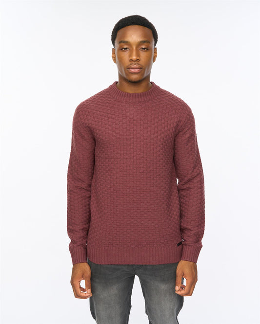 Matera Textured Knit Raisin