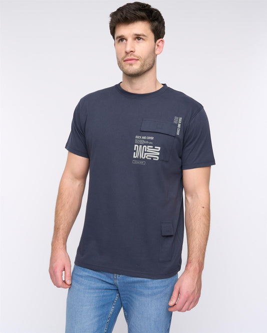 Trentflax T-Shirt Dark Navy