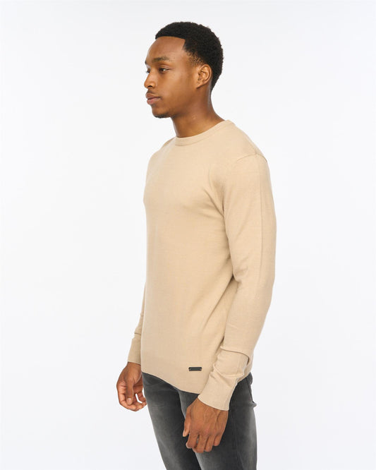 Consenza Crew Knit Stone