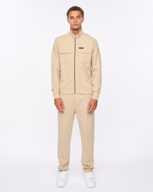 Tames Zip Thru Sweat & Joggers Set Stone