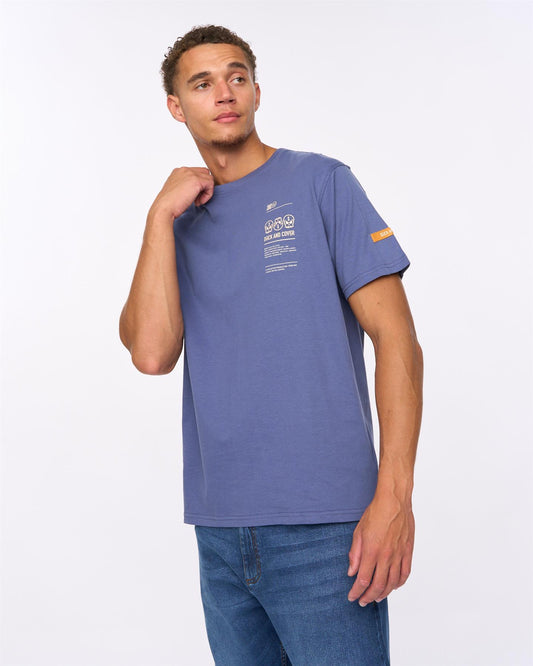 Cramptone T-Shirt Denim Blue