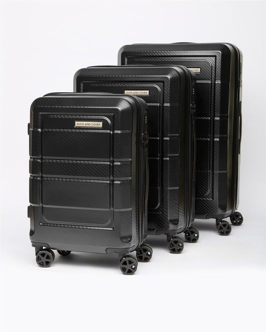 Venture Suitcase 3pk Black