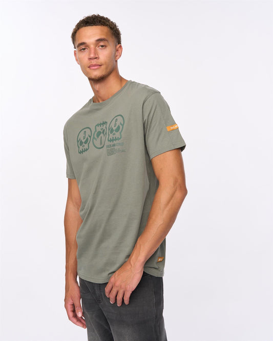 Deltamans T-Shirt Dark Olive