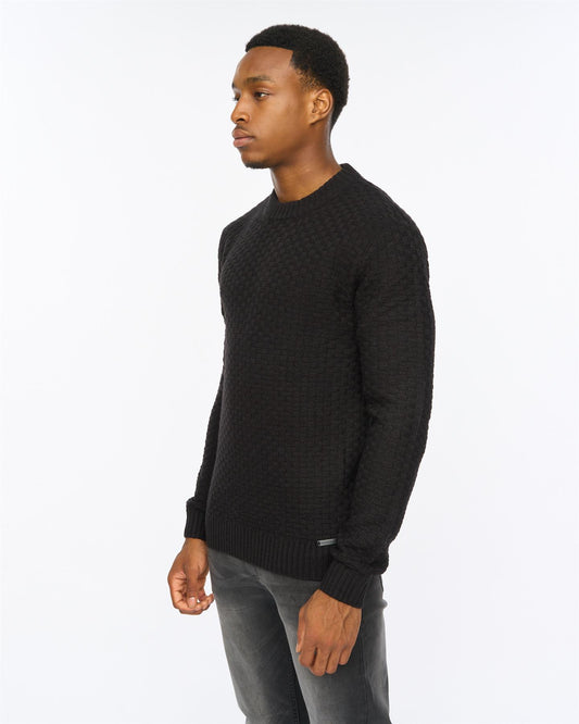 Matera Textured Knit Black