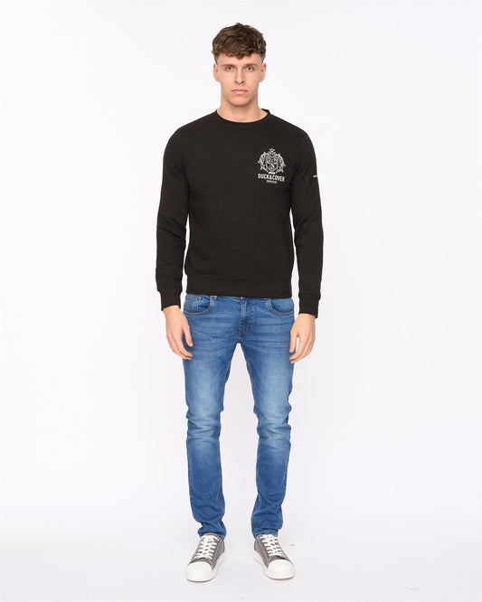 Stoneham Crew Sweat Black