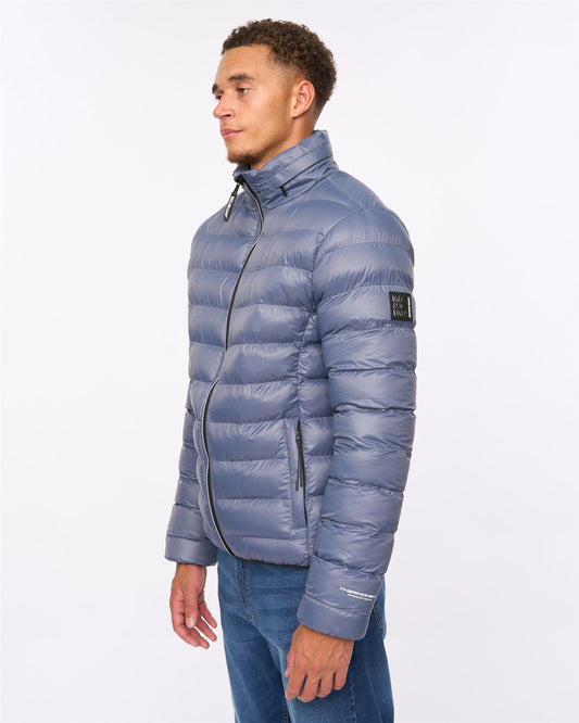 Shemmy Two Quilted Jacket Denim Blue