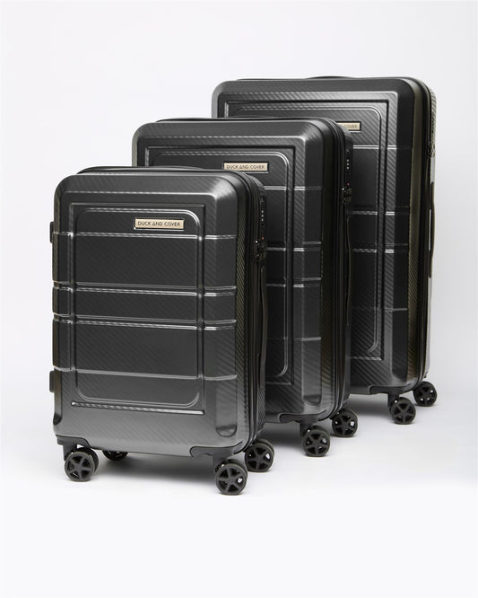 Venture Suitcase 3pk Charcoal