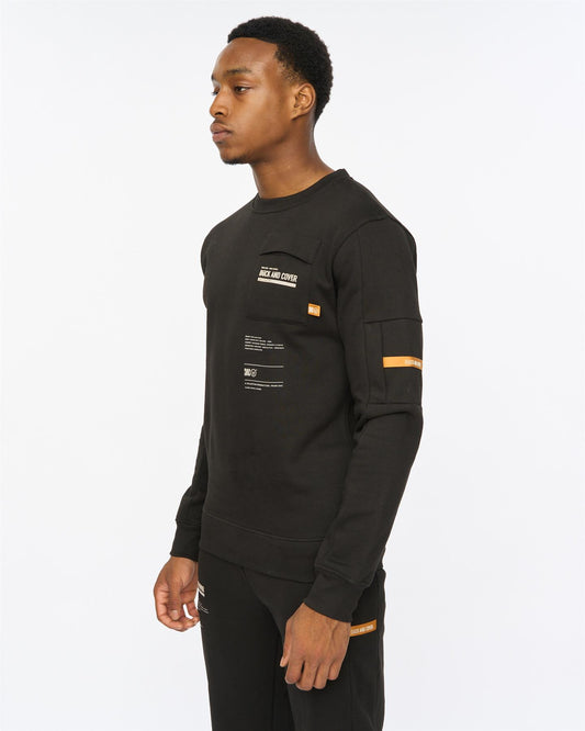 Applewood Crew Sweat Black