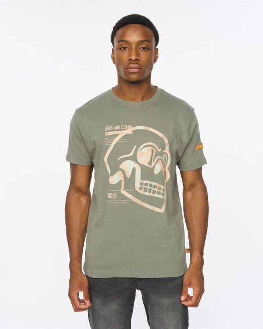 Skullmatic T-Shirt Dark Olive