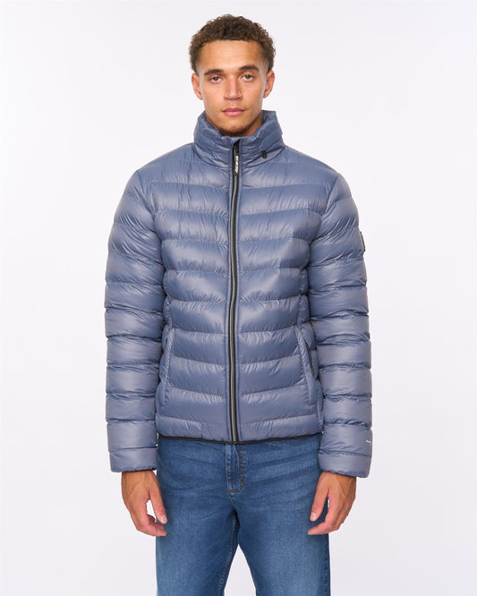 Shemmy Two Quilted Jacket Denim Blue