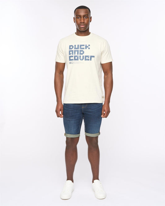 Mustone Denim Shorts Raw Wash