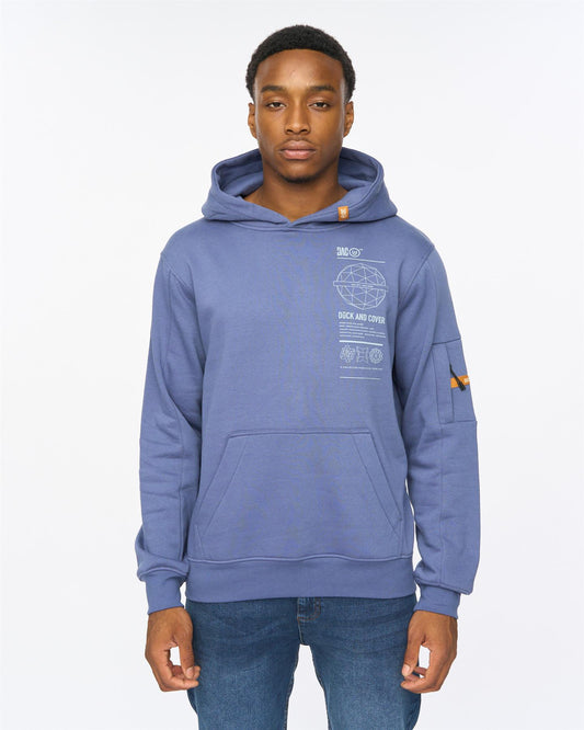 Ashland Hoodie Denim Blue