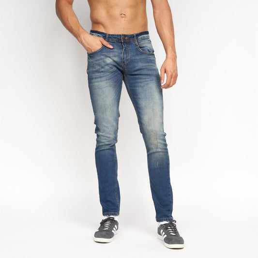 Tranfold Slim Fit Jeans Tinted Blue