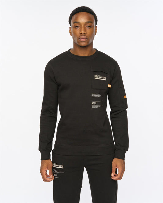 Applewood Crew Sweat Black