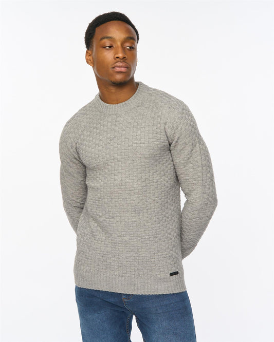Matera Textured Knit Grey Marl