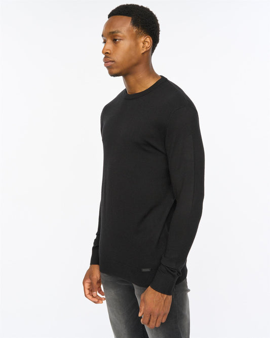Consenza Crew Knit Black