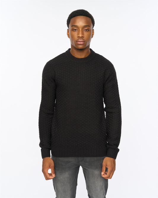Matera Textured Knit Black