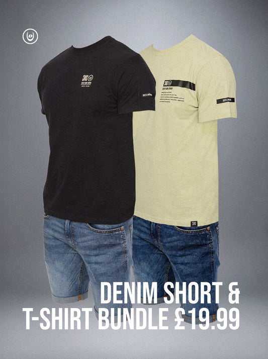 Denim Short & T-Shirt Bundle