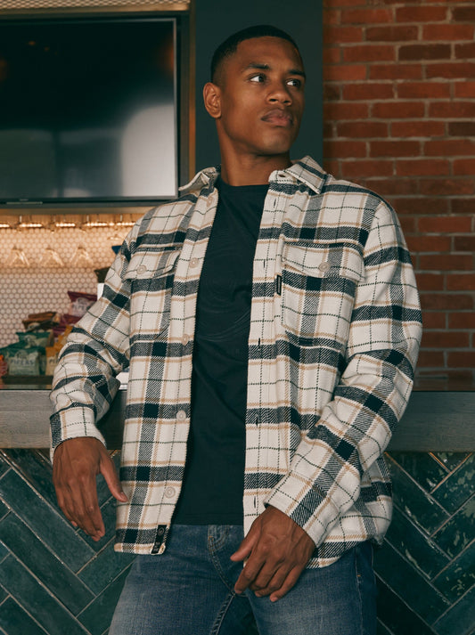 Francore Overshirt Off White Check