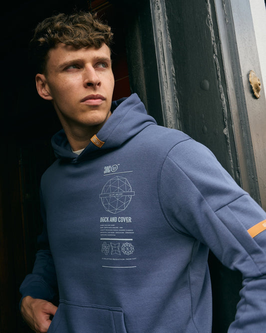 Ashland Hoodie Denim Blue