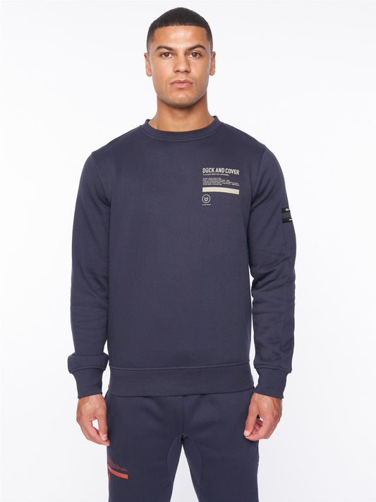 Jennerkins Crew Sweat Navy