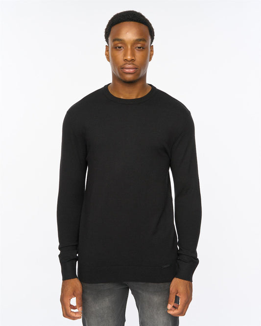 Consenza Crew Knit Black
