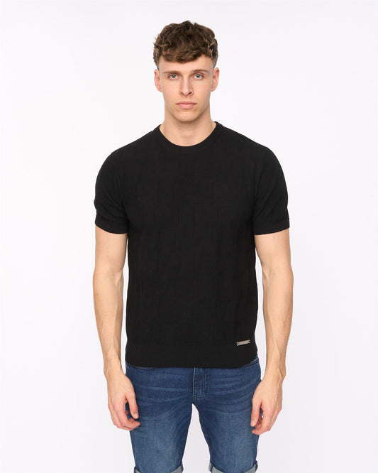 Littleton Knit T-Shirt Black