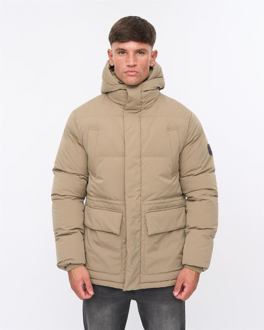 Fletchley Puffer Jacket Beige
