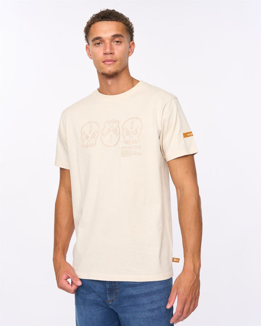 Deltamans T-Shirt Light Stone