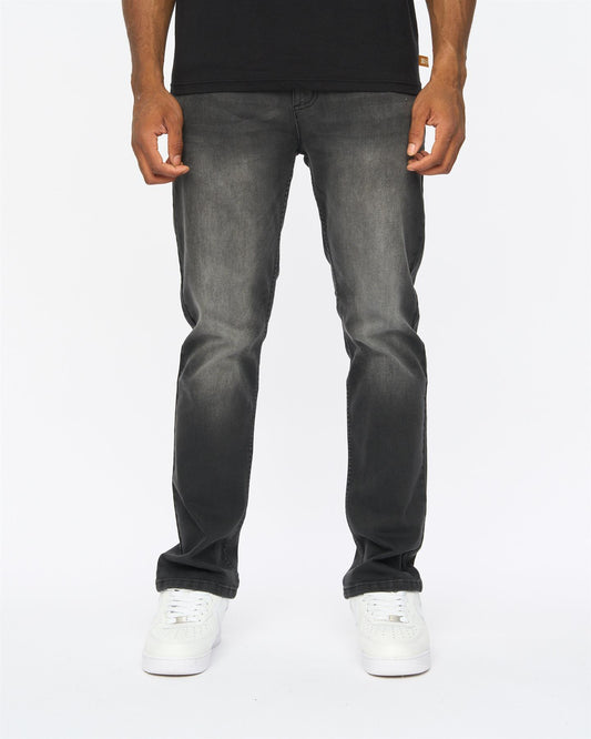 Janstar Straight Leg Jeans Black Wash