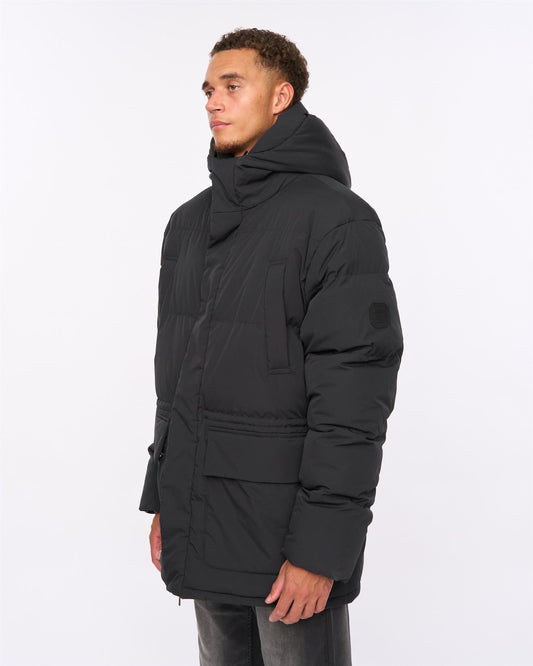 Fletchley Puffer Jacket Black