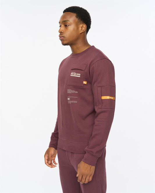 Applewood Crew Sweat Raisin