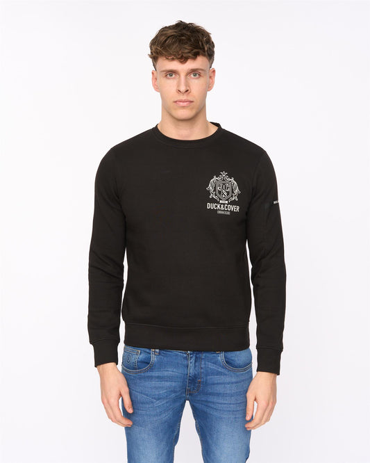 Stoneham Crew Sweat Black