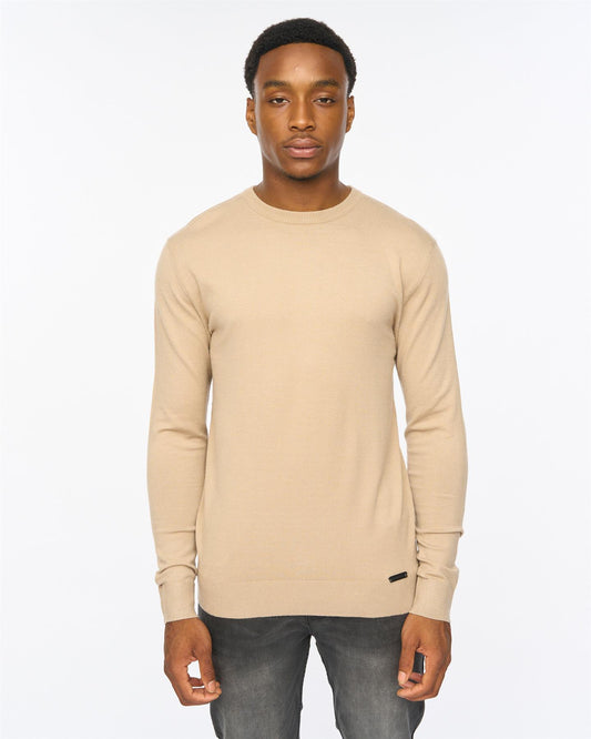 Consenza Crew Knit Stone