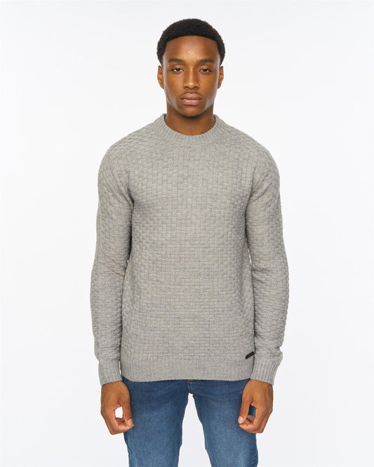 Matera Textured Knit Grey Marl