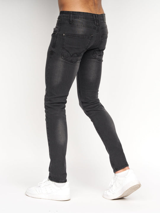 Maylead Slim Fit Jeans Black