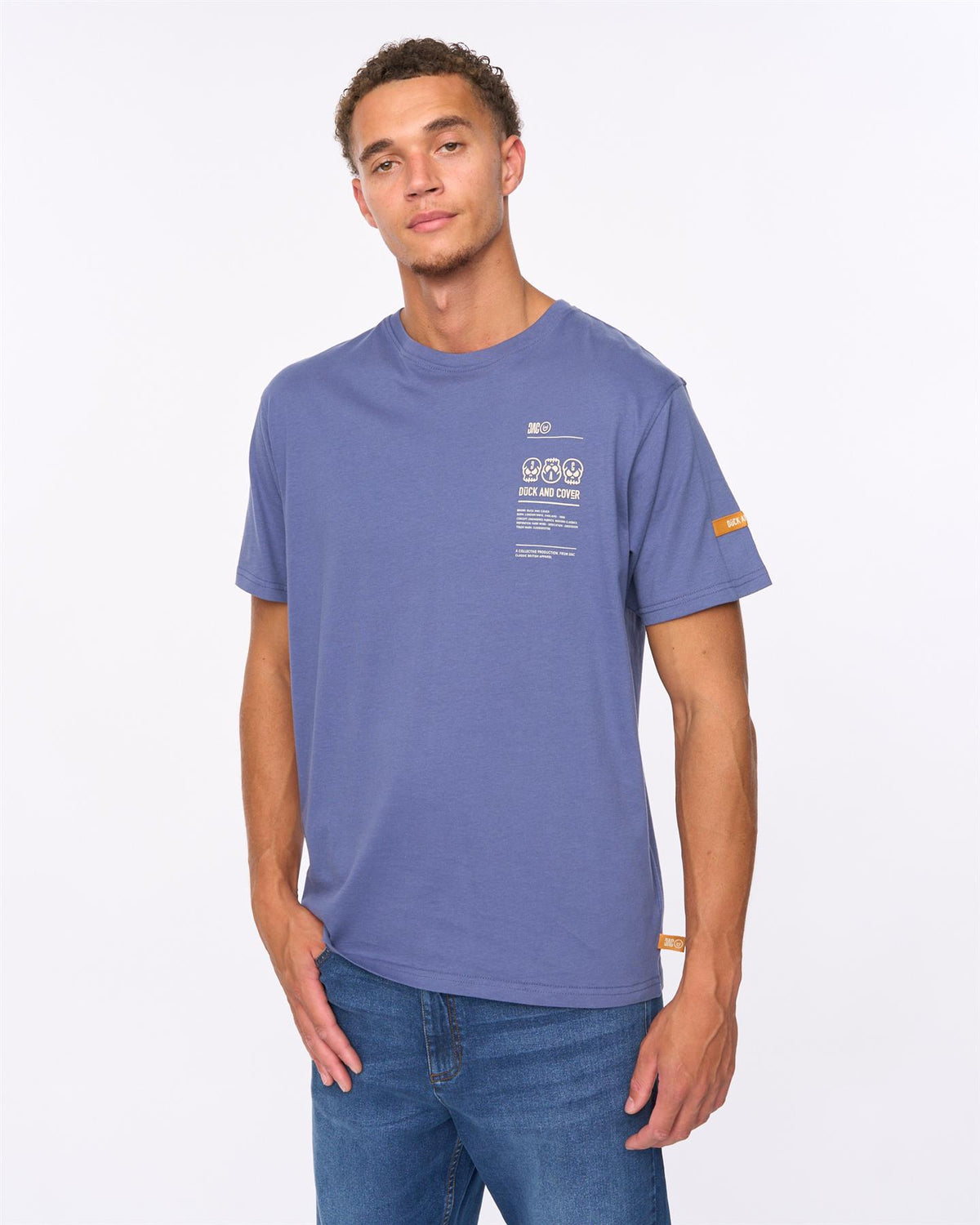 Cramptone T-Shirt Denim Blue