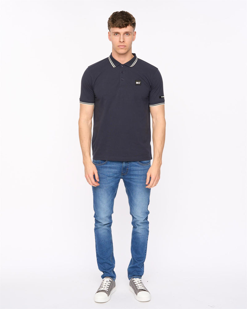 Wrentham Polo Denim Blue