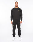 Jennerkins Crew Sweat & Joggers Set Black