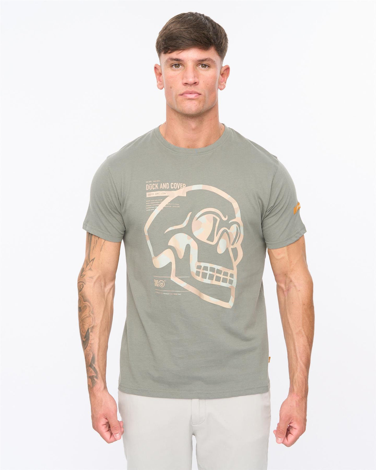 Skullmatic T-Shirt Dark Olive