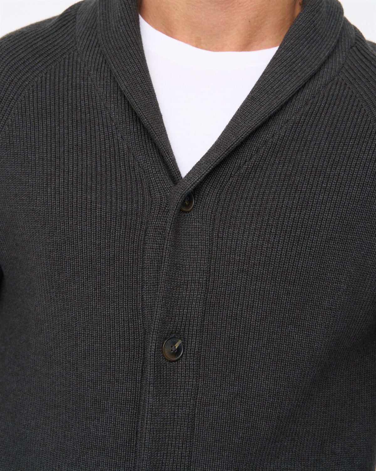 Venosa Shawl Cardigan Charcoal