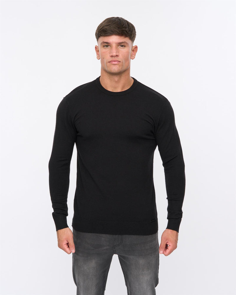 Consenza Crew Knit Black