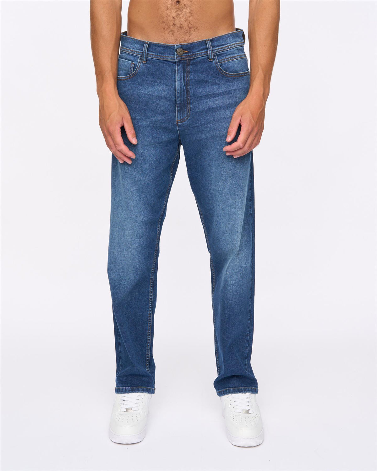 Rushawn Relaxed Fit Jeans Mid Wash