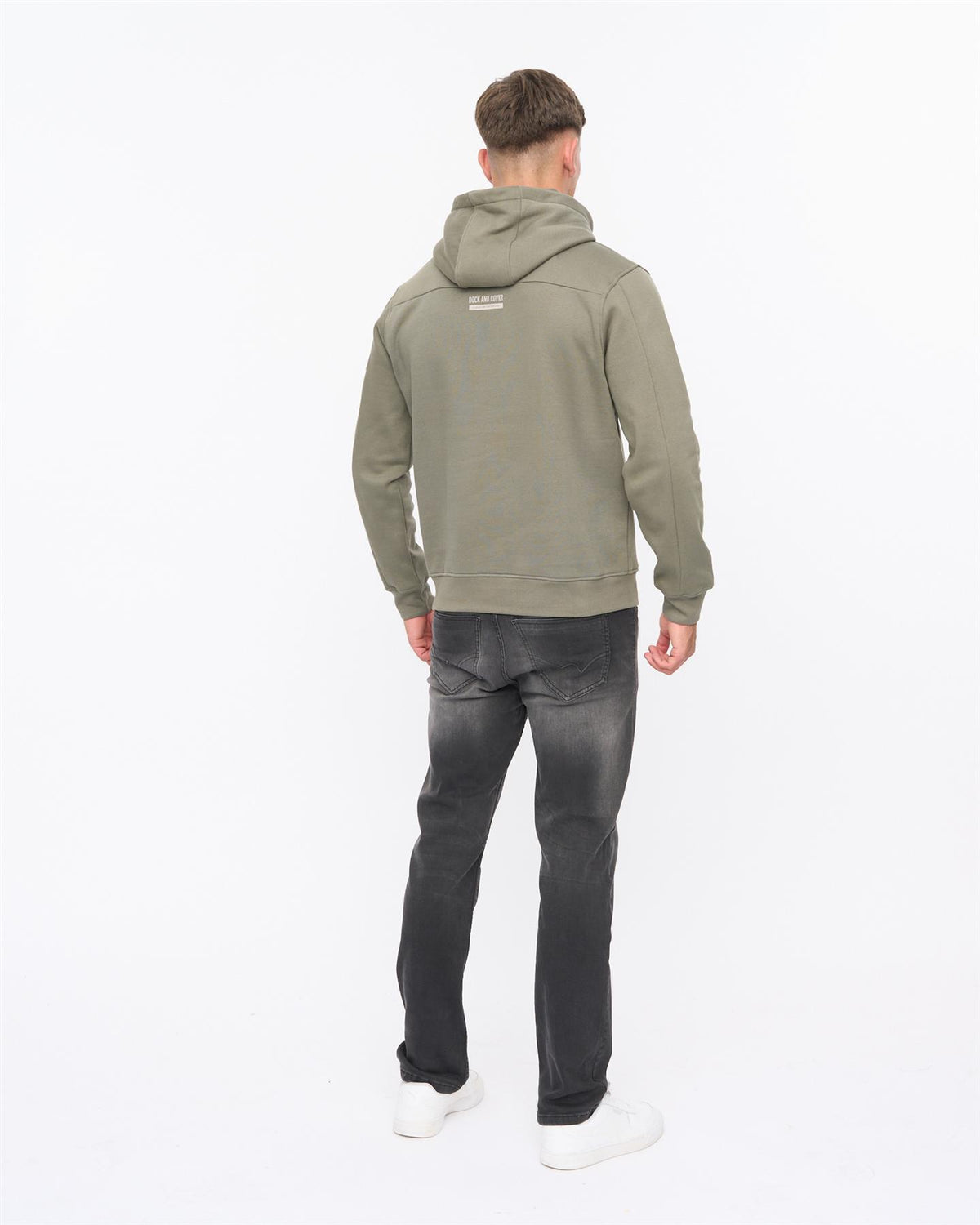 Skullmatic Hoodie Dark Olive